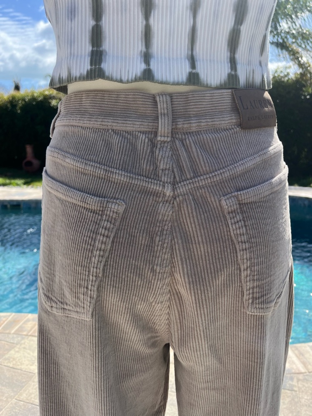 Vintage Lauren Ralph Lauren khaki corduroy – size 2/4